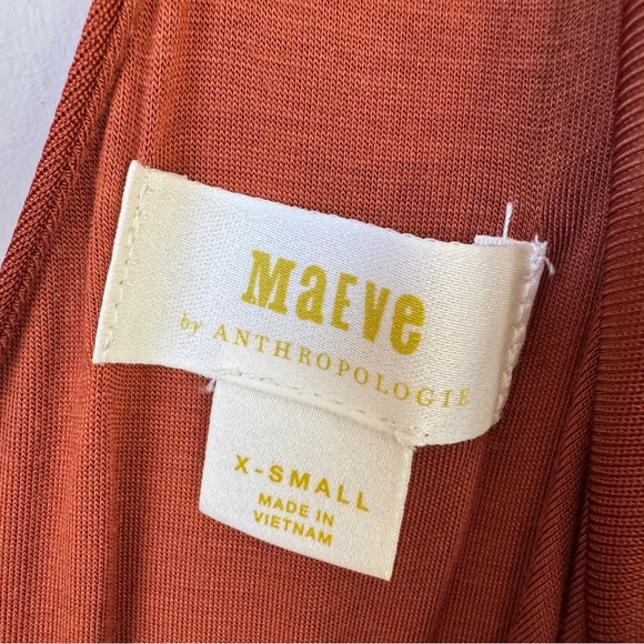 Anthropologie Maeve Enchantment copper stretch Jumpsuit Sz XS - Picture 8 of 12